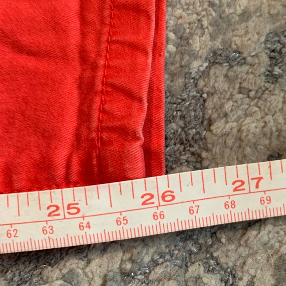 Calvin Klein pants. Orangish red. Size 27/4. - Picture 8 of 8